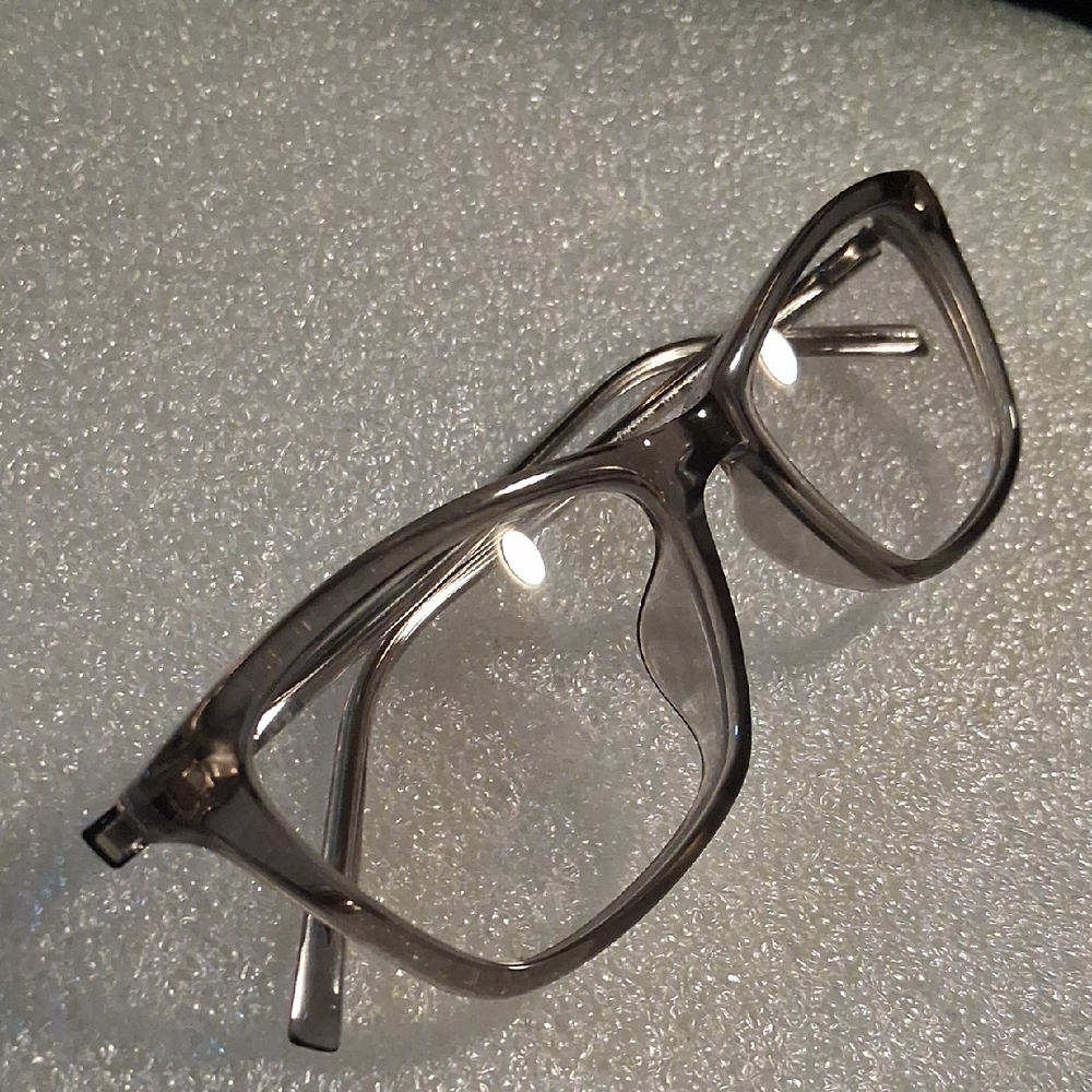 DKNY Smokey Grey & Black Metal Frame Eyeglasses Frams Only. Rx